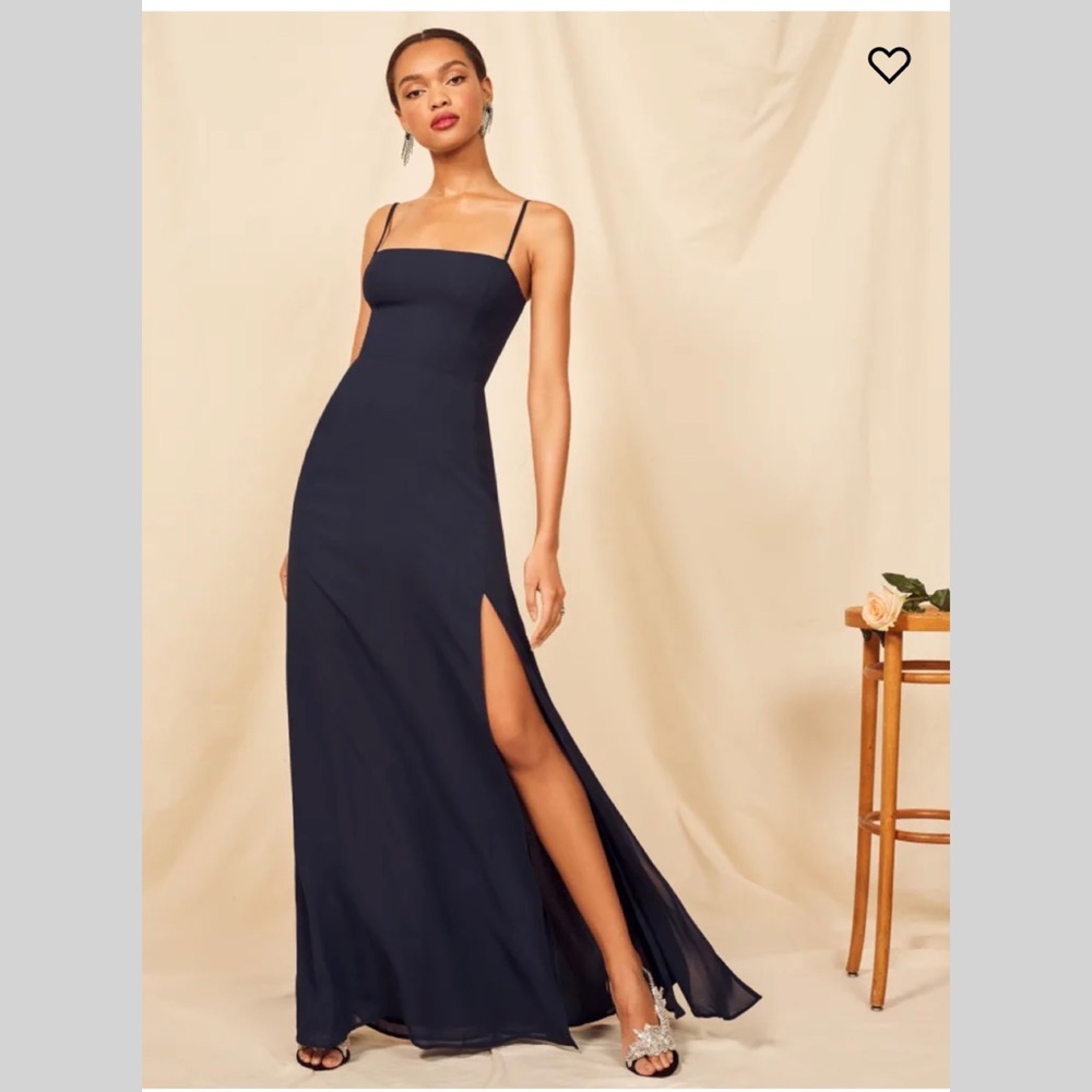 Reformation Ingrid Dress in BLACK size 0